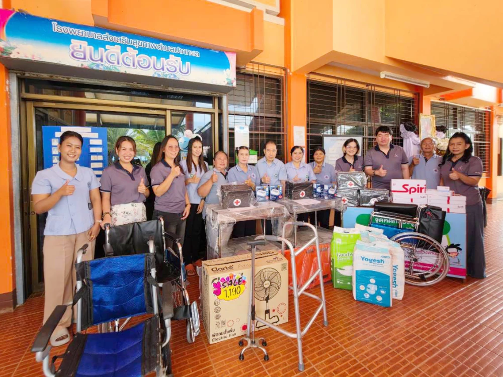 SG Capital ส่งต่อการให้ สนับสนุนอุปกรณ์ทางการแพทย์แก่ รพ.สต.ปากทะเล จังหวัดเพชรบุรี